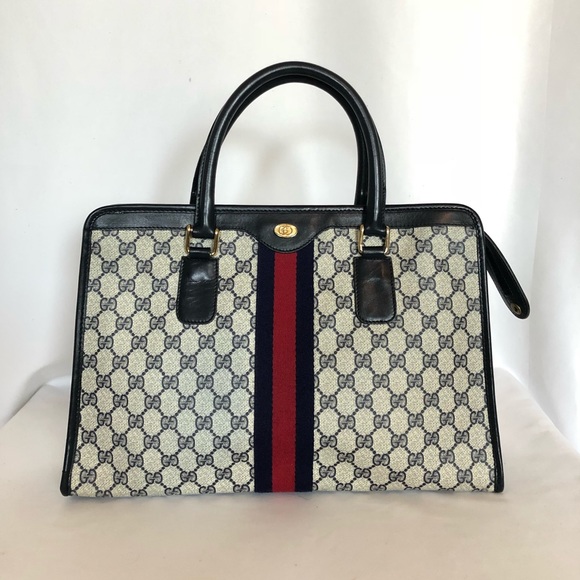 Gucci Handbags - GUCCI VINTAGE TOTE EAST-WEST TOTE BAG